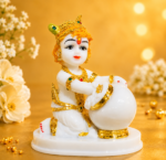 Bal Krishna With Butter Pot