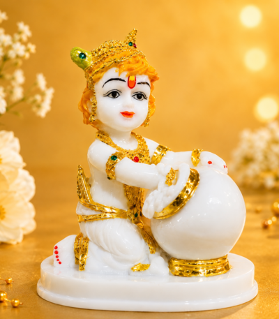 Bal Krishna With Butter Pot